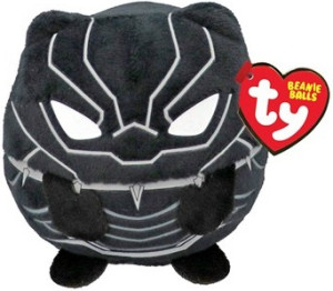 Black Panther Czarna Pantera Marvel Kula Puffies TY - 9cm - pluszak, maskotka