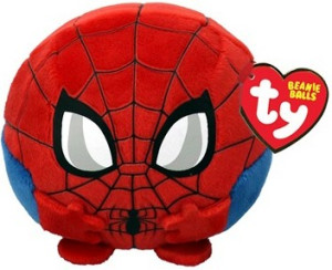 Spider-Man Spidey Marvel Kula Puffies TY - 9cm - pluszak, maskotka