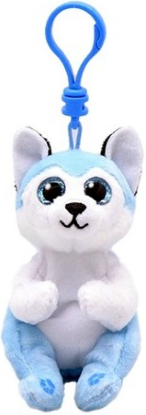 Brelok Piesek Husky Thunder Pupilki TY - 9cm - pluszak, maskotka