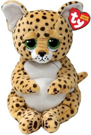 Lampart Podpalany Lloyd Pantera Gepard Pupilki TY - 24cm - pluszak, maskotka