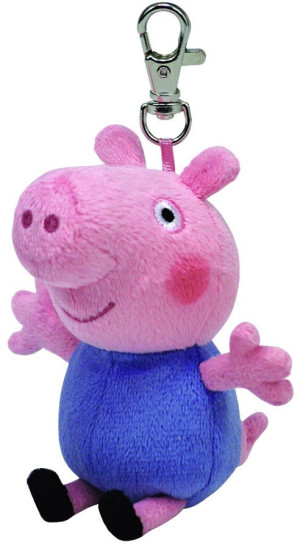 Brelok Świnka Peppa George TY - 9cm - pluszak, maskotka
