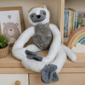 Małpka Sifaka na rzepy - 52/22cm - pluszak, maskotka