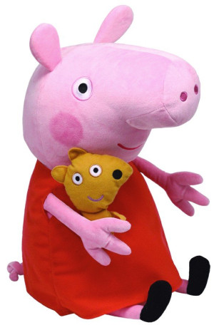 Świnka Peppa TY - 38cm - pluszak, maskotka