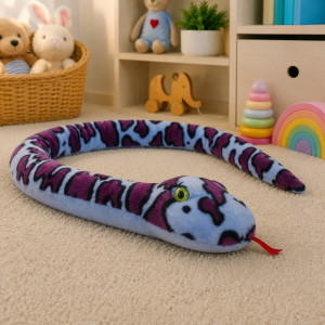 Wąż Fioletowy Jumbo DUBI - 240cm - pluszak, maskotka