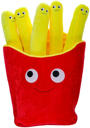 Poduszka Pluszowe Frytki Fast Food - 48cm - pluszak, maskotka
