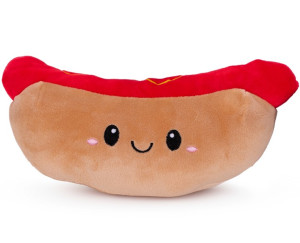 Poduszka Pluszowy Hot-Dog Fast Food - 22cm - pluszak, maskotka