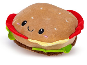 Poduszka Pluszowy Hamburger Fast Food - 19cm - pluszak, maskotka