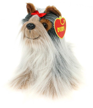 Piesek Yorkshire Terrier DUBI - 19cm - pluszak, maskotka