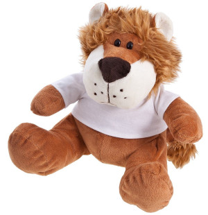 Lew siedzący Richard w koszulce - 25cm - pluszak, maskotka