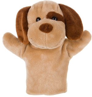 Pacynka Piesek Obie Brązowy - 23cm - pluszak, maskotka