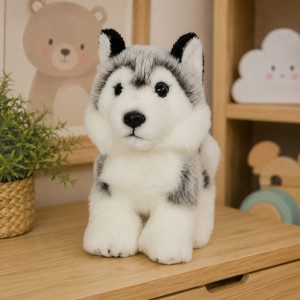 Piesek Husky Siedzący DUBI - 19cm - pluszak, maskotka
