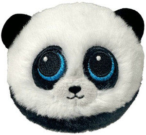 Piłka Miś Panda Checkers Beanie Bouncers TY - 9cm - pluszak, maskotka