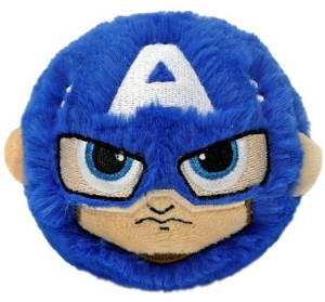 Piłka Kapitan Ameryka Avengers Beanie Bouncers TY - 9cm - pluszak, maskotka