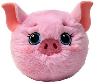 Piłka Świnka Posey Beanie Bouncers TY - 9cm - pluszak, maskotka
