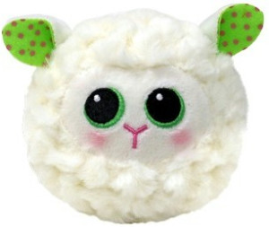 Piłka Owieczka Flouncey Owca Beanie Bouncers TY - 9cm - pluszak, maskotka