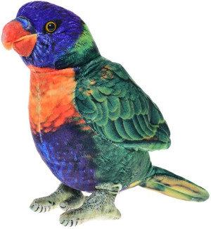 Papuga lori - 20cm - pluszak, maskotka