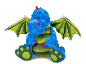Smok Dinozaur Niebieski - 23cm - pluszak, maskotka