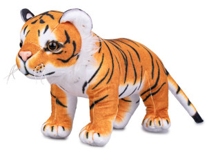 Tygrys Brązowy Bengalski Stojący - 40/30cm - pluszak, maskotka
