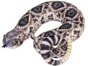 Wąż Grzechotnik Poduszka Zagłówek pod szyję - 40cm - pluszak, maskotka