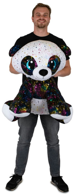 Miś Panda Błyszcząca Gigant XXL - 70cm - pluszak, maskotka