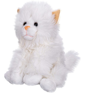 Kotek Kremowy Siedzący - 20cm - pluszak, maskotka