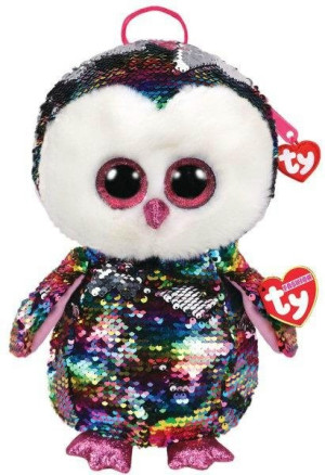 Plecak Sowa Owen Ty Flippables Gear - 25x15cm - pluszak, maskotka