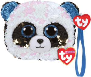 Portmonetka miś panda Bamboo Flippables Ty Fashion - 12cm - pluszak, maskotka