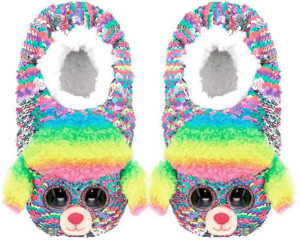 Kapcie pantofle Piesek Pudel Rainbow Flippables TY - L (36-38) - pluszak, maskotka