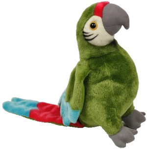 Papuga Ara Oliwkowa DUBI - 25cm - pluszak, maskotka