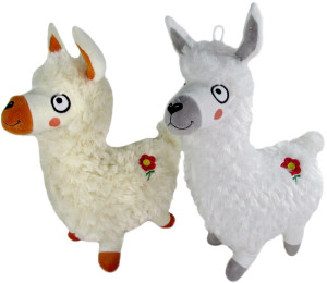 Alpaka lama 2 kolory - 35cm Biały - pluszak, maskotka