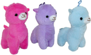 Alpaka Lama 3 kolory - 15cm Różowy - pluszak, maskotka