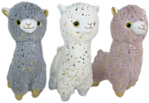 Alpaka Lama 3 kolory - 30cm Szary - pluszak, maskotka