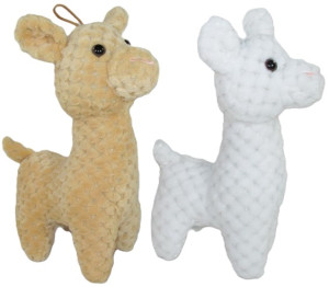 Alpaka Lama 2 kolory - 21cm Biały - pluszak, maskotka