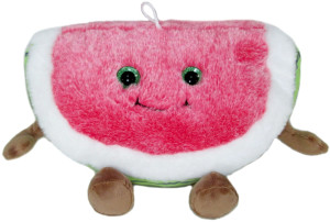 Arbuz Pluszowy Poduszka Okrągła Owoc - 28cm - pluszak, maskotka
