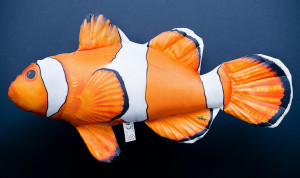 Ryba Błazenek Plamisty Mini - 30cm - pluszak, maskotka