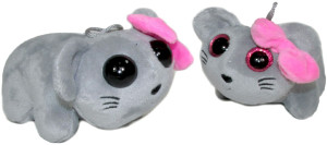 Chomik Tik-Tok 2 kolory - 12cm Dowolny / Mix - pluszak, maskotka