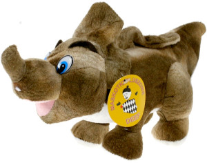 Dinozaur brązowy - 25cm - pluszak, maskotka