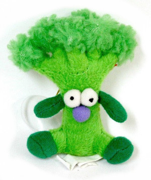 Brokuł Drzewo Warzywo z przyssawką - 10cm - pluszak, maskotka