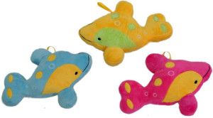 Poduszka Delfin 3 kolory - 30cm Żółty - pluszak, maskotka