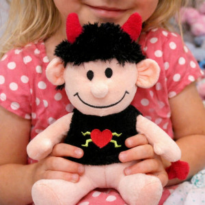 Diabełek Walentynkowy Love - 18cm - pluszak, maskotka