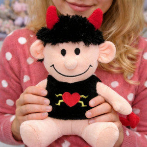 Diabełek Walentynkowy Love - 22cm - pluszak, maskotka