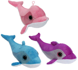 Delfin 3 kolory - 25cm Różowy - pluszak, maskotka