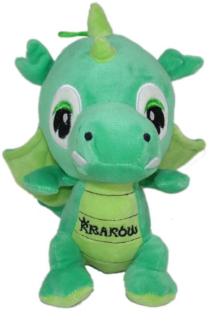 Smok Dinozaur Kraków zielony - 19cm - pluszak, maskotka