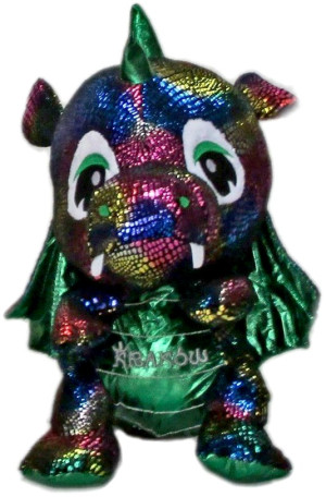 Smok Dinozaur Kraków Zielony - 30cm - pluszak, maskotka