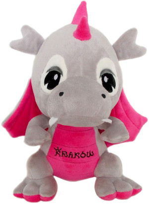 Smok Dinozaur Kraków szary - 25cm - pluszak, maskotka