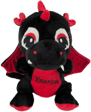 Dinozaur Smok Kraków czerwony - 31cm - pluszak, maskotka