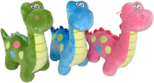 Dinozaur Baby 3 kolory - 30cm Różowy - pluszak, maskotka