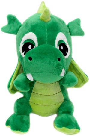 Smok Dinozaur ciemnozielony - 15cm - pluszak, maskotka