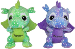 Smok Dinozaur Kraków 2 kolory - 31cm Dowolny / Mix - pluszak, maskotka