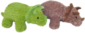 Dinozaur Triceratops 2 kolory - 56cm Brązowy - pluszak, maskotka
